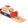 BRIO World 33569 – Ferry Ship – 3 Piece Wooden Toy Train Set for Kids | Interactive Light and Sound Features | Compatible with All BRIO Train Tracks | Ideal for Ages 3 and Up