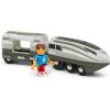 BRIO World 36003 Turbo Train | Dynamic Speed Boost Feature | Interactive Blue Light Indicators | Perfect Addition to Any Set | Suitable for Children Age 3 and Up