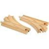 BRIO World – 33346 Curved Switching Tracks | 2 Piece Toy Train Accessory for Kids Ages 3 and Up