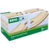 BRIO World 33337 – Premium 4-Piece Short Curved Tracks – Wooden Train Toy Set for Kids & Toddlers | Age 3+ | Versatile & Compatible | FSC-Certified Sustainable Wood | Child ASIN B08J88V5QW