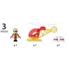 BRIO World – 33797 Firefighter Helicopter | 3 Piece Helicopter Toy for Kids Ages 3 and Up