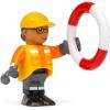 Brio Container Crane – Magnetic Hook Crane Toy | FSC-Certified Craftsmanship | Enhances Motor Skills | Perfect Addition to Brio Railway Set | Suitable for Children Aged 3+