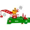 Brio Container Crane – Magnetic Hook Crane Toy | FSC-Certified Craftsmanship | Enhances Motor Skills | Perfect Addition to Brio Railway Set | Suitable for Children Aged 3+