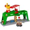 Brio Container Crane – Magnetic Hook Crane Toy | FSC-Certified Craftsmanship | Enhances Motor Skills | Perfect Addition to Brio Railway Set | Suitable for Children Aged 3+