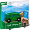 BRIO World – 33724 Giraffe and Wagon Set | Imaginative Play Toy Train Accessory for Kids | FSC-Certified Wood | Engineered for Toddlers 3 and Up, Green