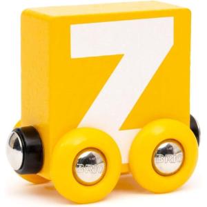 BRIO – Letter Train Z | Wooden Train Set Accessory Toy for Kids Age 2 Years Up