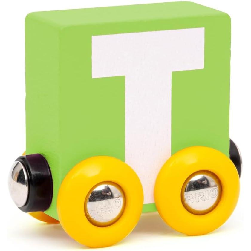 imageBRIO  Letter Train T  Wooden Train Set Accessory Toy for Kids Age 2 Years Up