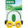 BRIO – Letter Train Q | Wooden Train Set Accessory Toy for Kids Age 2 Years Up