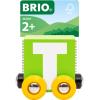 BRIO – Letter Train T | Wooden Train Set Accessory Toy for Kids Age 2 Years Up