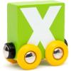 BRIO – Letter Train X | Wooden Train Set Accessory Toy for Kids Age 2 Years Up