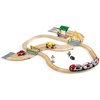 BRIO World – 33209 Rail & Road Travel Set | 33 Piece Train Toy with Accessories and Wooden Tracks for Kids Ages 3 and Up