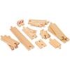 BRIO World – 33394 Starter Track Pack | 13Piece Wooden Train Tracks for Kids Ages 3 & Up