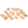 BRIO World – 33394 Starter Track Pack | 13Piece Wooden Train Tracks for Kids Ages 3 & Up