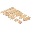 BRIO World – 33394 Starter Track Pack | 13Piece Wooden Train Tracks for Kids Ages 3 & Up