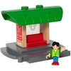 BRIO World 33840 – Record & Play Train Station – 2 Piece Wooden Toy Train Accessory for Kids Ages 3 and Up