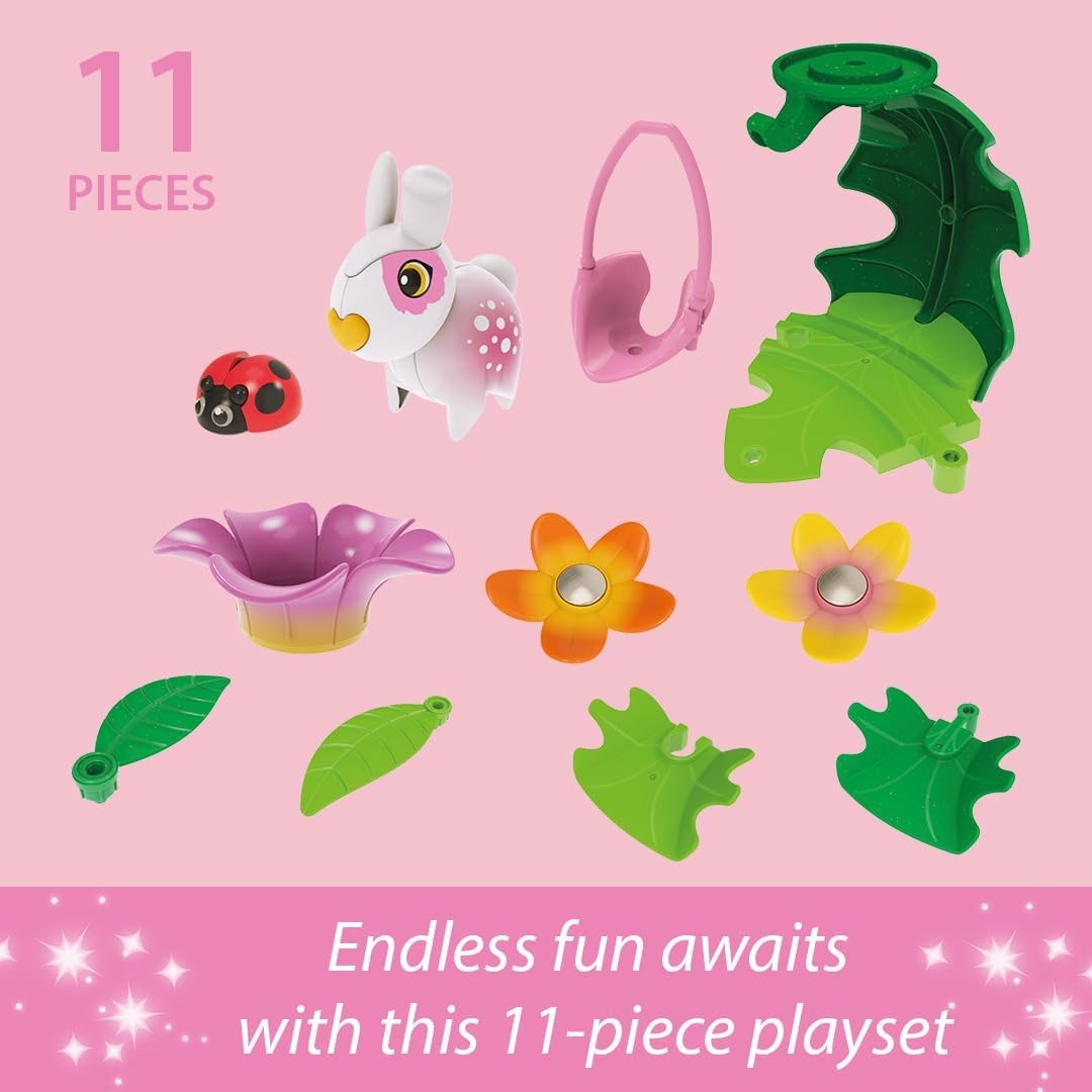 image:imageBRIO Flora Azalea Flower Swing Charming 11Piece Interactive Build amp Decorate Playset for Imaginative Play Ages 3