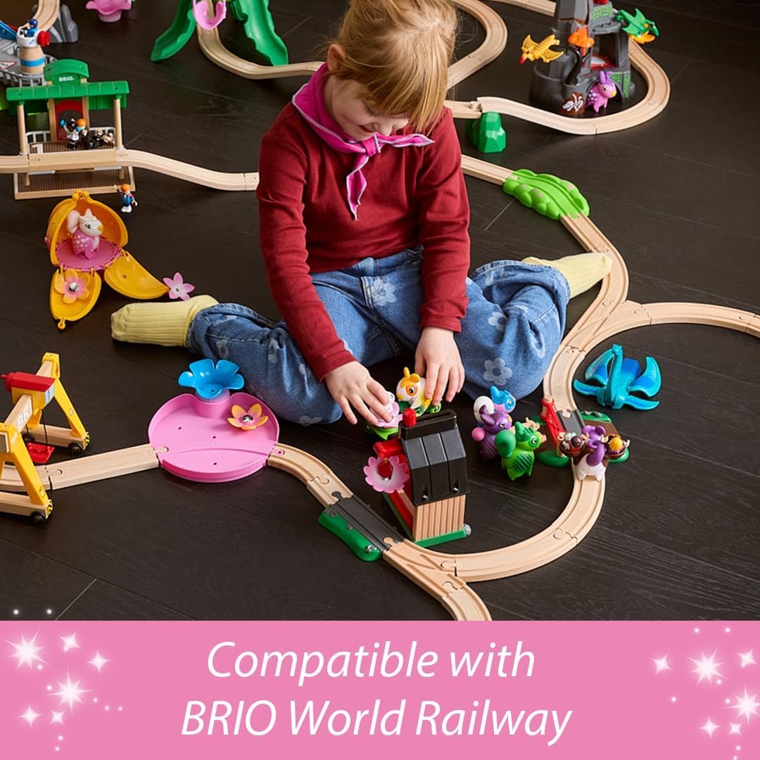 image:imageBRIO Flora Flower Village 25Piece Interactive Build amp Decorate Playset for OpenEnded Imaginative Play Ages 3