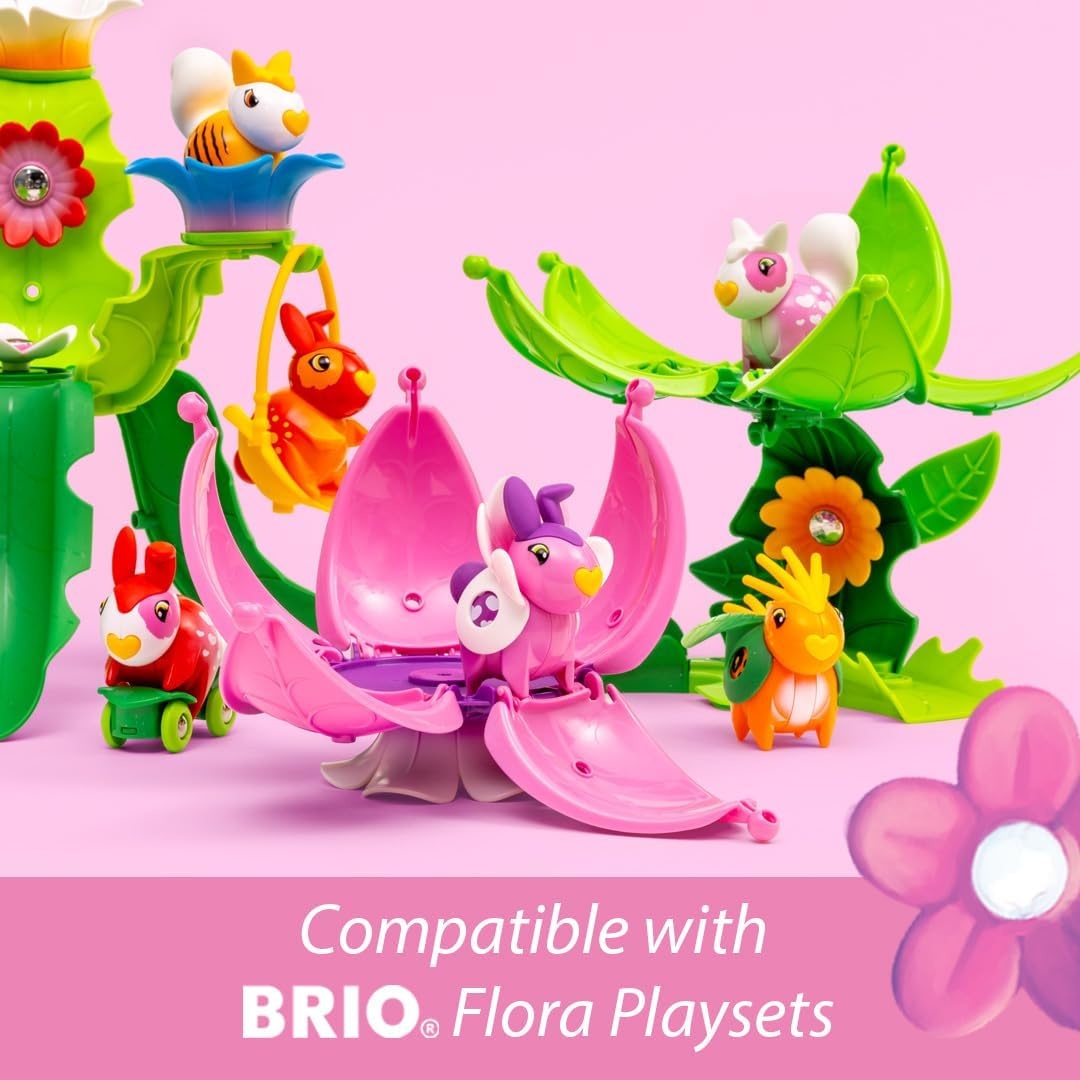 image:imageBRIO Flora Heather Flower House Charming 4Piece Interactive Build amp Decorate Playset for OpenEnded Imaginative Play Ages 3