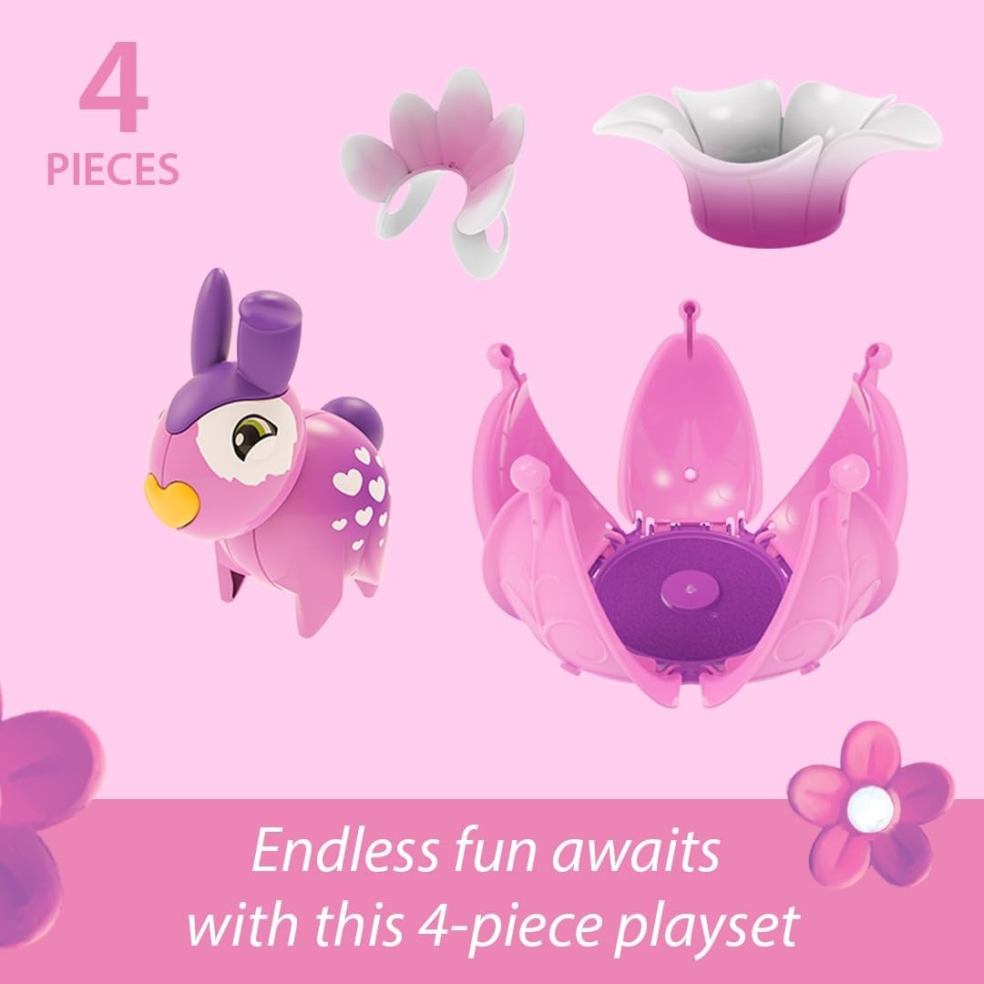 image:imageBRIO Flora Heather Flower House Charming 4Piece Interactive Build amp Decorate Playset for OpenEnded Imaginative Play Ages 3