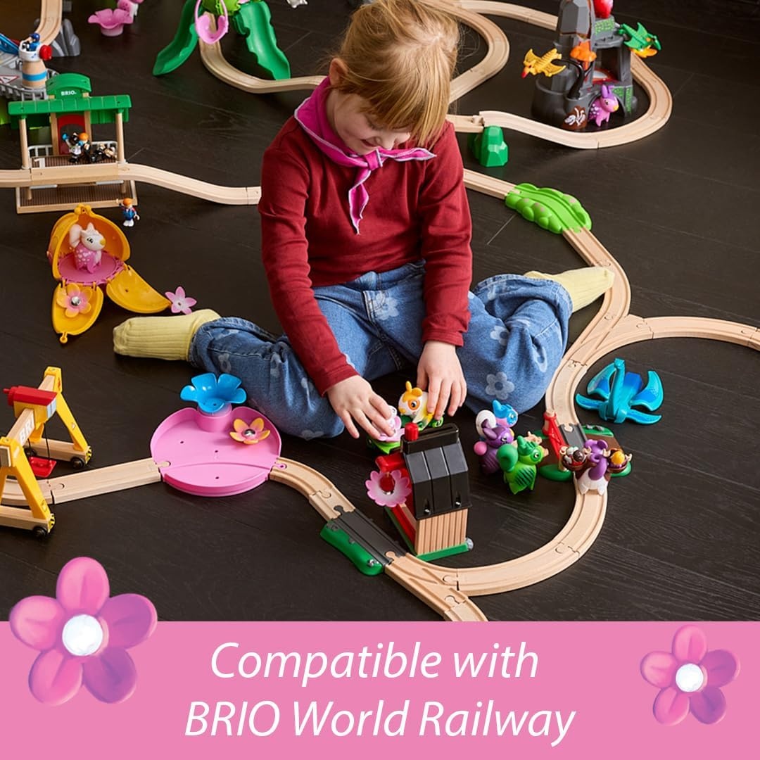 image:imageBRIO Flora Heather Flower House Charming 4Piece Interactive Build amp Decorate Playset for OpenEnded Imaginative Play Ages 3