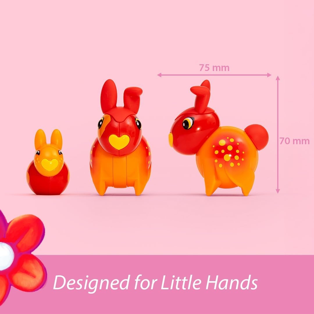 image:imageBRIO Flora Zinnia amp Peach Figures 2Piece Character amp Buddy Set Nature Inspired Imaginative Play for Girls and Boys Ages 3