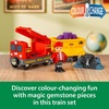 BRIO World Gemstone Cargo Train – 5-Piece Wooden Cargo Train with Color-Changing Gem Loads – Interactive Toy Train Playset – Works with All World Railway Sets – Kids Ages 3 & Up