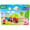 BRIO World Peppa Pig Train Set – 18-Piece FSC-Certified Wooden Railway Set – Includes Peppa and George Figures – Works with All BRIO Train Sets – Ages 3+