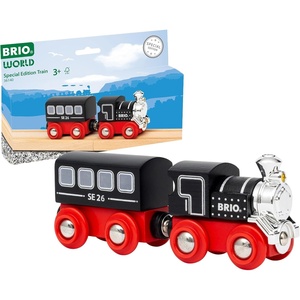BRIO World Special Edition Train 2026 – Limited-Edition 2-Piece Wooden Steam Train – Collectible Design – Works with All World Railway Sets – Kids Ages 3 & Up