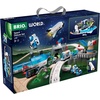BRIO World Space Deluxe Set – 56-Piece FSC-Certified Wooden Railway Set – Light & Sound Space Shuttle and Vehicles – Works with All BRIO Train Sets – Ages 3+