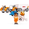 BRIO World Space Rover – 5‑Piece Space Vehicle & Cargo Playset with Astronaut Figure – Magnetic Accessories & Rover Wagon – Works with All World Railway Sets – Kids Ages 3 & Up