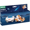 BRIO World Space Rover – 5‑Piece Space Vehicle & Cargo Playset with Astronaut Figure – Magnetic Accessories & Rover Wagon – Works with All World Railway Sets – Kids Ages 3 & Up