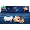 BRIO World Space Rover – 5‑Piece Space Vehicle & Cargo Playset with Astronaut Figure – Magnetic Accessories & Rover Wagon – Works with All World Railway Sets – Kids Ages 3 & Up