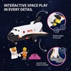 BRIO World Space Shuttle – 5-Piece Interactive Space Vehicle Playset with Lights & Sound – Astronaut Figure with Magnetic Accessories – Works with All World Railway Sets – Kids Ages 3 & Up