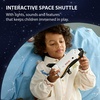 BRIO World Space Shuttle – 5-Piece Interactive Space Vehicle Playset with Lights & Sound – Astronaut Figure with Magnetic Accessories – Works with All World Railway Sets – Kids Ages 3 & Up