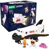 BRIO World Space Shuttle – 5-Piece Interactive Space Vehicle Playset with Lights & Sound – Astronaut Figure with Magnetic Accessories – Works with All World Railway Sets – Kids Ages 3 & Up